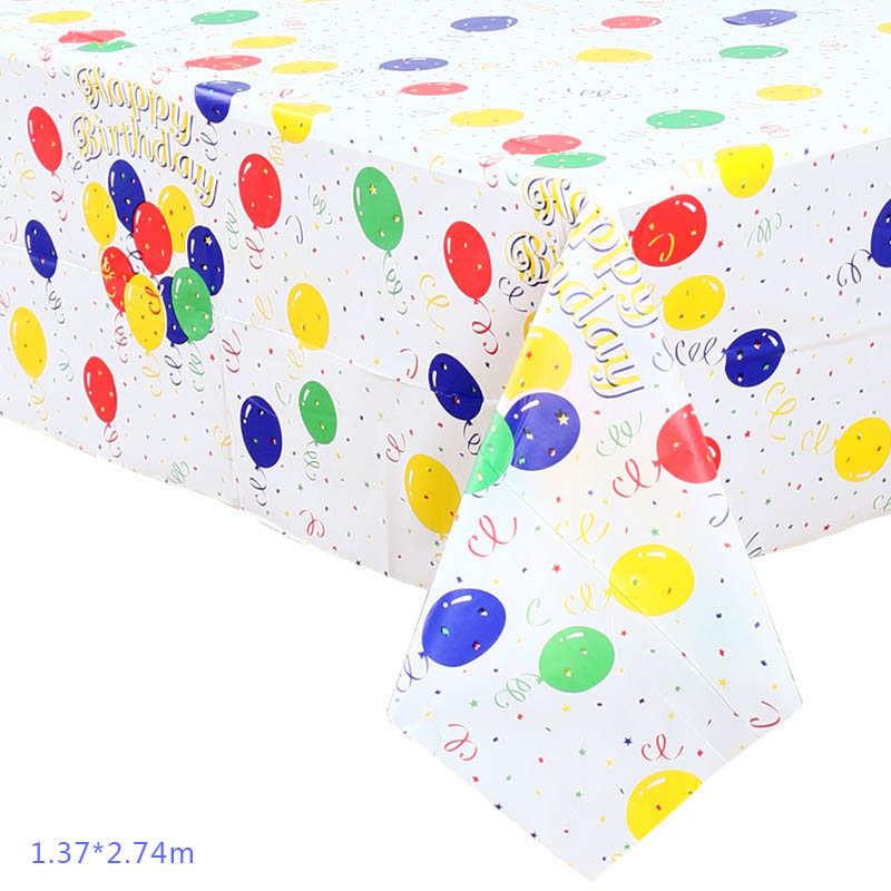 Vajilla desechable para de feliz cumpleaños, vasos de papel de colores arcoíris, platos, Decoración de mesa para niños, suministros para de primer cumpleaños para niñas