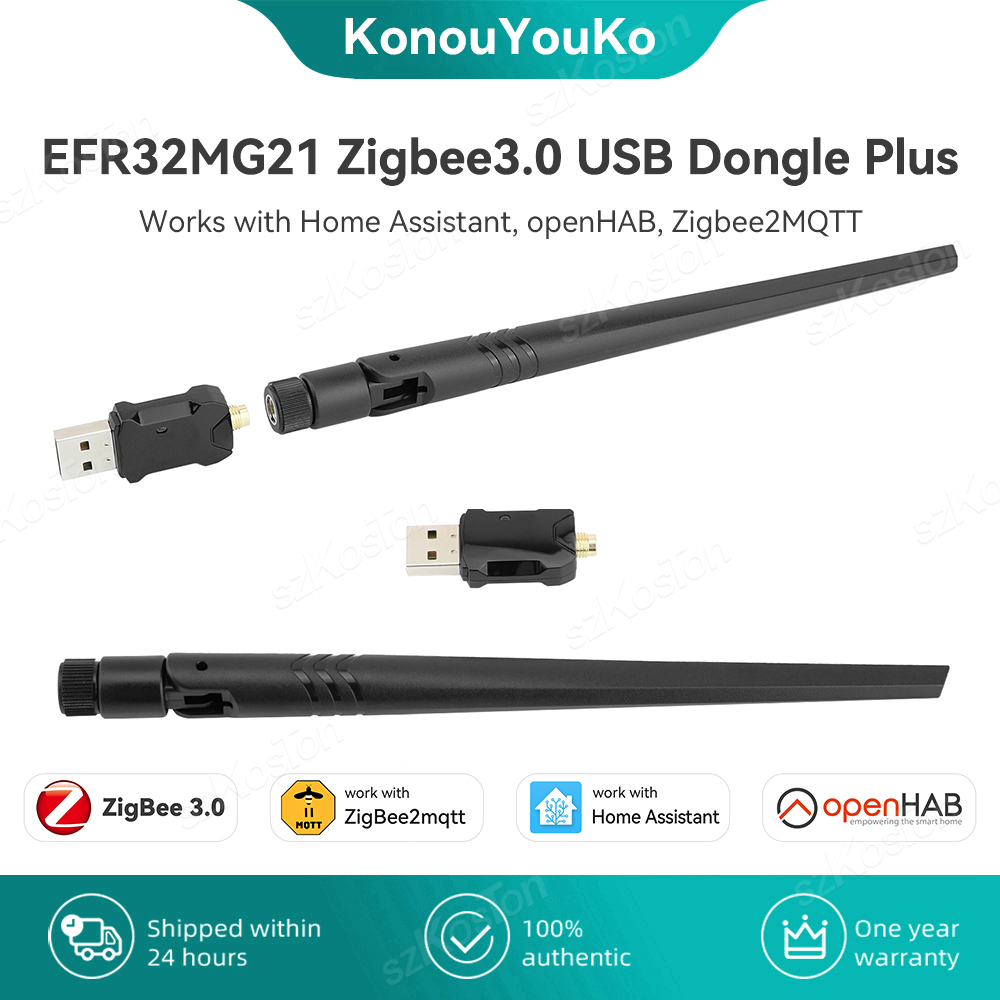 ZigBee 3.0 USB Dongle Plus-E Universal Zigbee Wireless Gateway Open Source Hub Works with Home Assistant OpenHAB Zigbee2MQTT ZHA