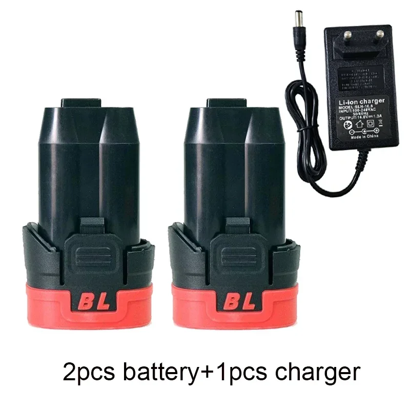 16,8 V 3,0 Ah li-ionbatterij geschikt voor borstelloze handboormachines, huishoudelijke elektrische schroevendraaiers, draadloze klopboormachines tikken: Ivoor