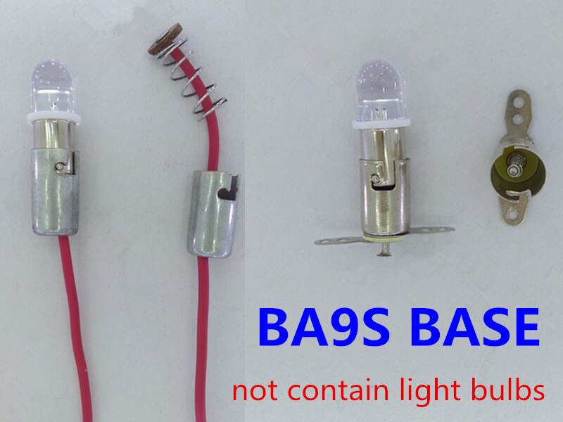10 stks/partij base BA9S lamphouder machine tool instrument meter Marine Instructies lamp Lamphouder Gesp socket BA9S Lampholder