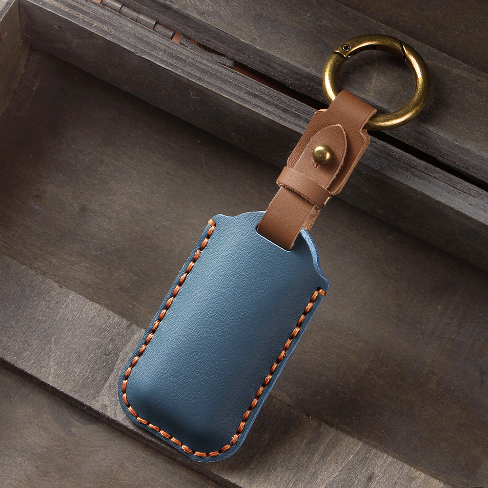 Funda de cuero para llave de coche, funda para mando de llaves inteligente para Volvo S60 V60 S90 V90 Xc40 C40 Xc60 Xc90 Polestar 2 3 4 5 6