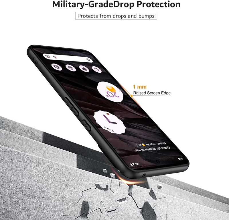 Para Google Pixel 7 Pro funda Google Pixel 6A 7A 8A 6 7 8 9 Pro XL funda de teléfono de silicona líquida a prueba de golpes