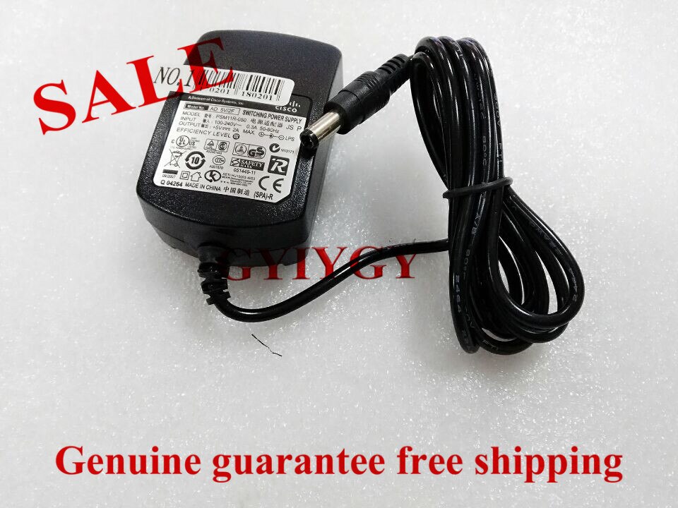 Xly-Adaptador de conmutación para LINKSYS CISCO, PSM11R-050, 5V, 2A, para PAP2, PAP2T, SPA3000, SPA1001, PA100, SPA504G, SPA508G, SPA525G2