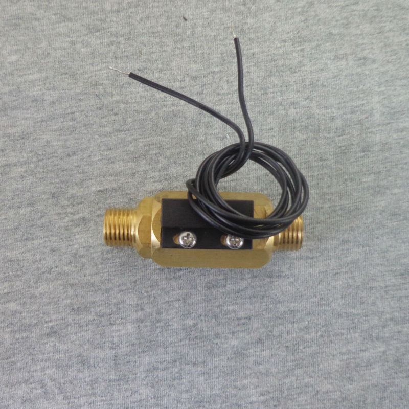 USM-FS41TA Normally open Circuit Magnetic Flow Switch 70W Max Load DC250V AC220V Max Reliable BSP G1/4" Male made of Brass