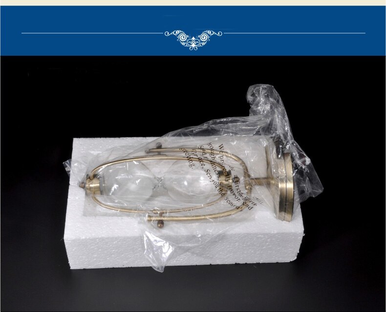 Metal Hourglass Empty Sand Watch Birthday Christmas Valentine's Day Wedding Home Decoration Kitchen Timer