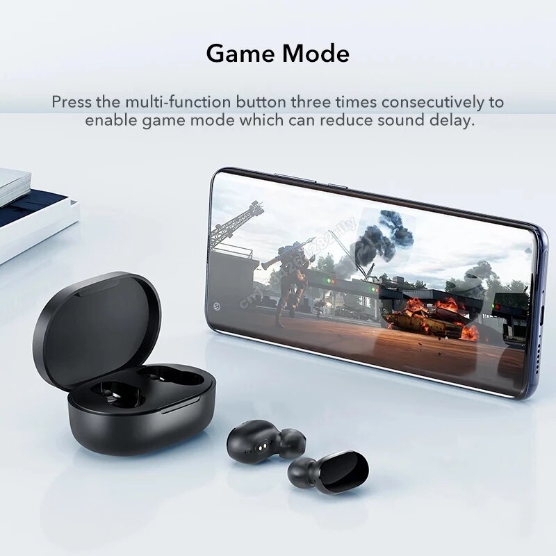 Original Xiaomi Redmi Airdots 2s Earphone Mi True Wireless Earbuds Basic 2s Bluetooth 5.0 Air2 SE TWS Mic Gaming Mode In Stock