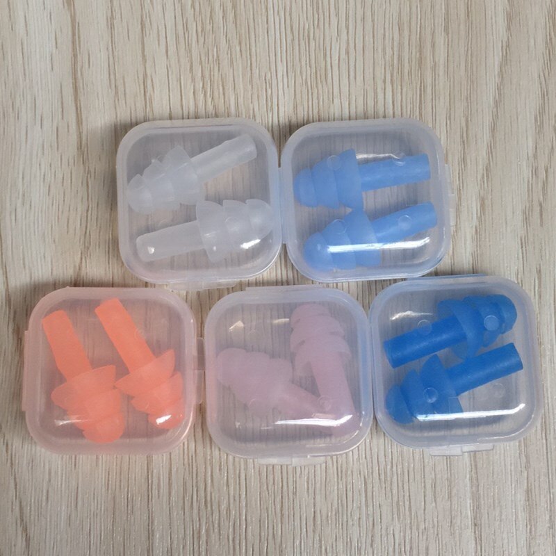 Bouchons d'oreilles en Silicone, 5 paires, Anti-ronflement, pour voyage, sommeil, réduction du bruit, protection pour la natation