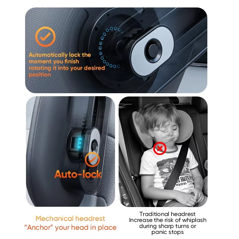 Poduszka zagłówka samochodowego, zagłówki samochodowe, zagłówki boczne robić samochodu dla dzieci, poduszka zagłówka samochodowego, poduszka zagłówka w kształcie litery U.