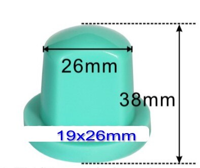 Cabeça almofada de borracha de Silicone para tampografia máquina 19x26mm base de madeira