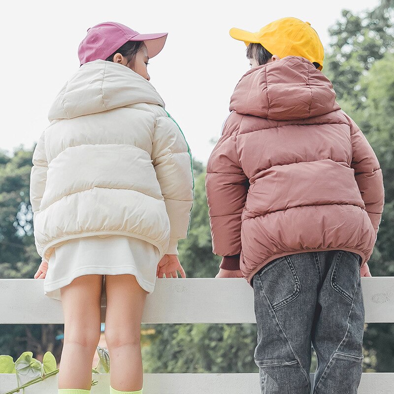 Baumwolle Mantel Winter neue männer und frauen Baby feste farbe dicke warme baumwolle kleidung
