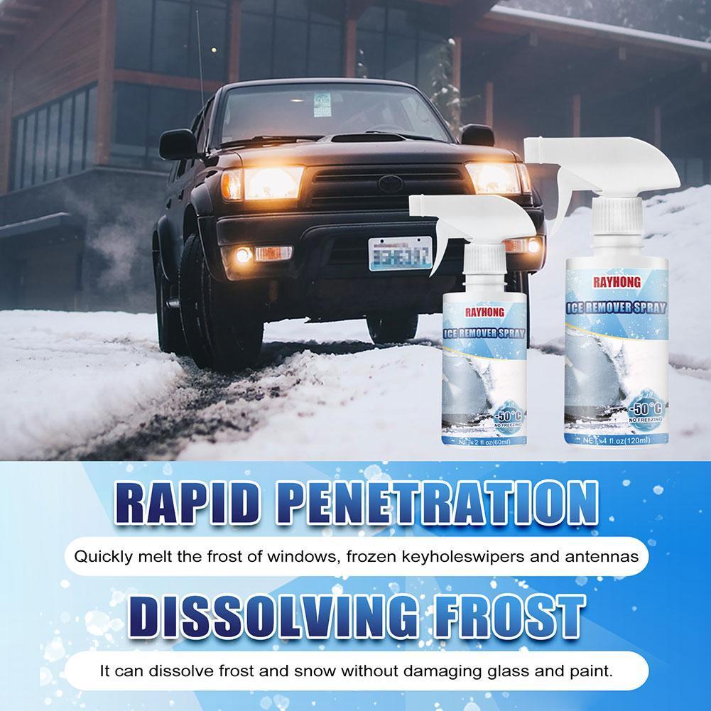 1 Pcs Car Windshield Deicer Defroster Ice Remover Spray And Antifreeze Thawing Window Winter Fast Agent Defrosting Mel P0T0