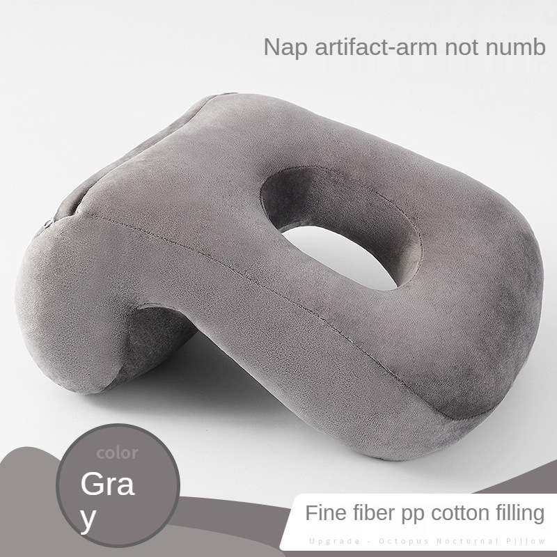 Suitable for neck pillow, nap, lying multi-purpose sofa bedding pillow: Gray