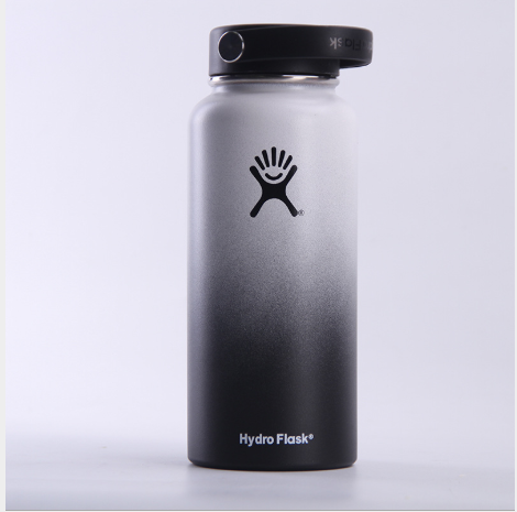 GH Stainless Steel Water Bottle Hydro Flask Water Bottle Vacuum Insulated Wide Mouth Travel Portable Thermal Bottle 32oz/40oz: 40oz(1100ML) / N
