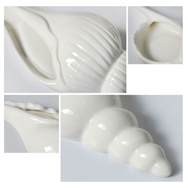 Conch Starfish Beach Decor Nautical Home Bedroom Living Room Hanging Vase Background Wall Decoration Seashells