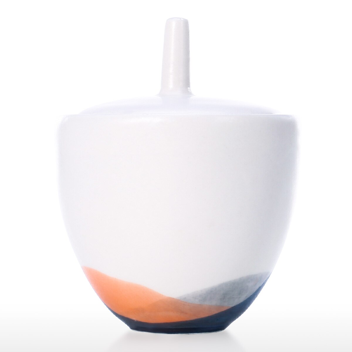 Ceramic Sugar Bowl Storage Jar with Lid Sugar Storage Container for Home and Kitchen Sugar Salt Pepper Porcelain Sugar Bowl