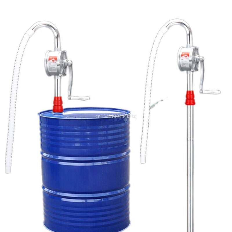 Motorcycle Hand Rotary Oil Pump Manual Hand Crank Rotary Pump Oil Fuel Transfer For Car Auto Truck Trailer RV Boat Marine Etc
