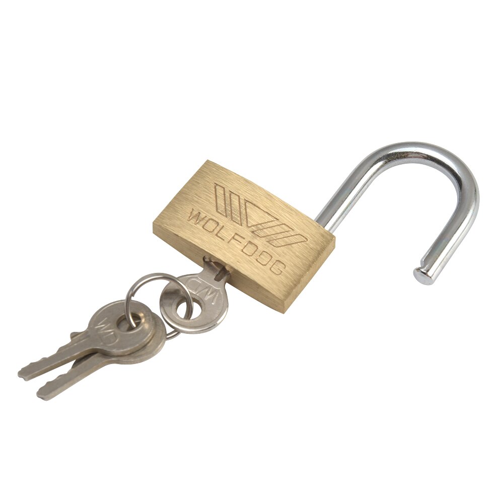 Kłódka, mini kłódka miedziana robić szafek z 3 kluczami kłódki podróżne robić bagażu siłownia Szafka wilk placki wzór