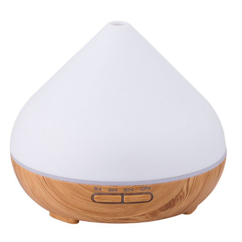 Diffuseur d'huile essentielle Premium 500ML, humidificateur, diffuseur de parfum naturel pour la maison avec 7 LED à changement de couleur avec prise ue