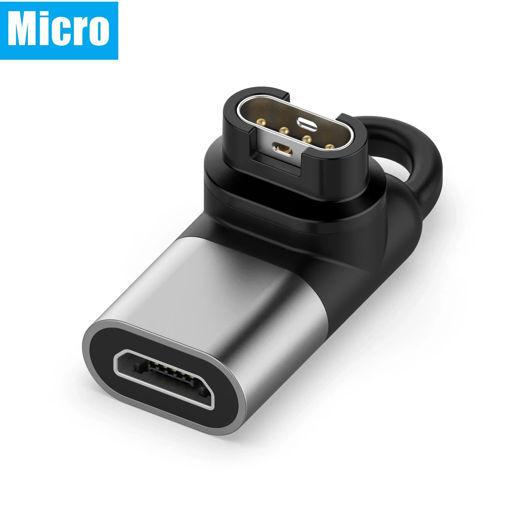 Cavo dati adattatore micro USB IOS per ricarica per orologio Garmin Fenix 5 5X 5S 6 6X pro per attivo Fenix 6/6X ProSolar/6S pro/S40: Cachi