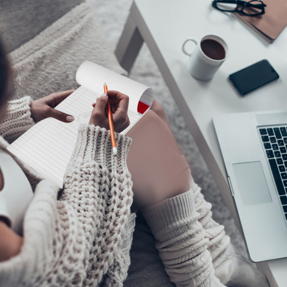 2 Pcs American A5 Tearable Memo Pad Notebooks For Warehouse Office Staffs