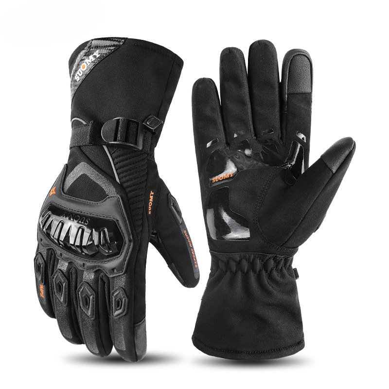 Gants de moto d'hiver imperméables et chauds adaptés à toutes les saisons, pour motos, gants pour hommes et tout-terrain: vert militaire / XXL