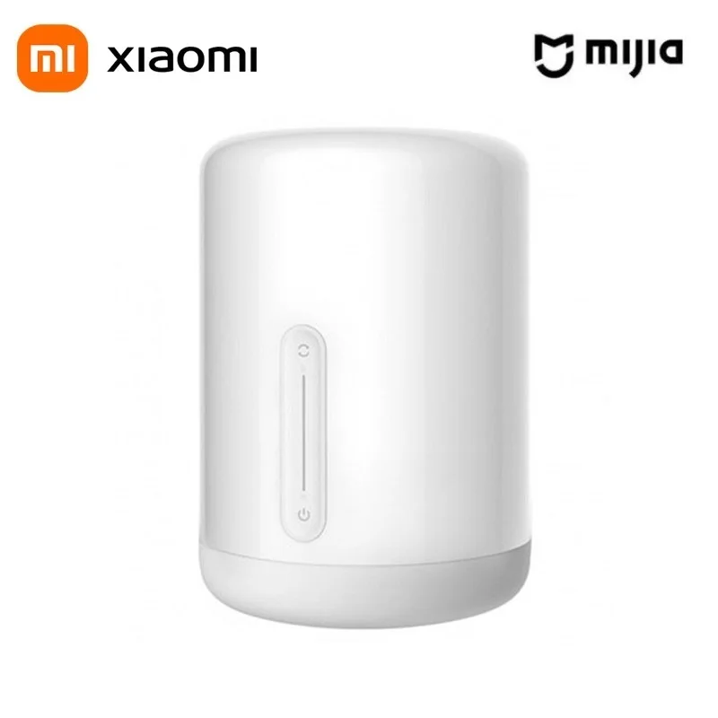 Xiaomi Mijia lámpara de noche 2 mesa inteligente LED luz nocturna colorida 400 lúmenes Bluetooth WiFi Control táctil para Apple HomeKit Siri
