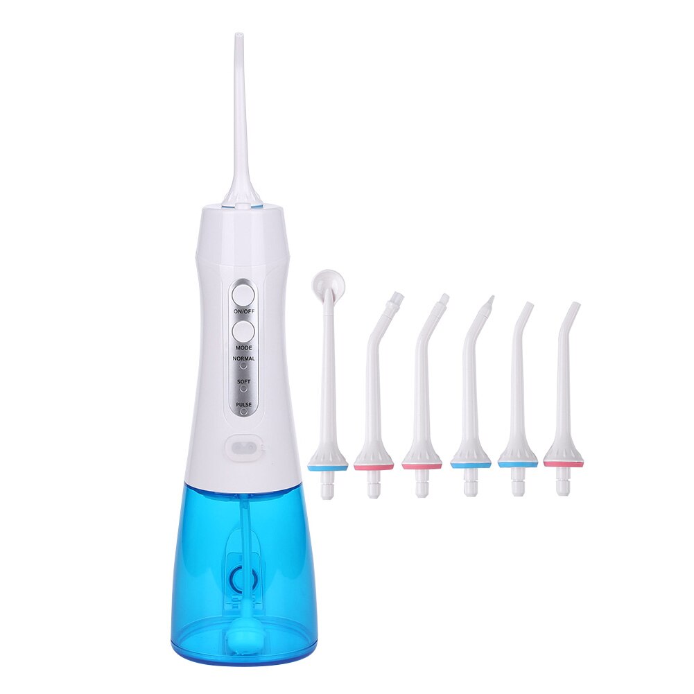 Portable Electric Oral Irrigator Waterproof Silent Teeth Cleaning Device Rechargeable Water Flosser Portable Dental Water Jet: B