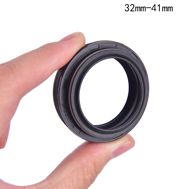 2 stk sykkelforgaffel støvtetning 32mm-36mm pakninger og skumring for reparasjonssett deler: B