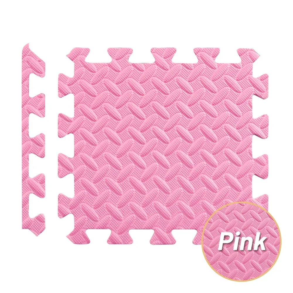 Polymère EVA en Mousse Antidérapante Colorée pour Bébé, Carpent de Sol pour bug astique, Entraînement à Domicile, Jeu, Chambre à Coucher, 20 Pièces: 122x183cm / YELLOW