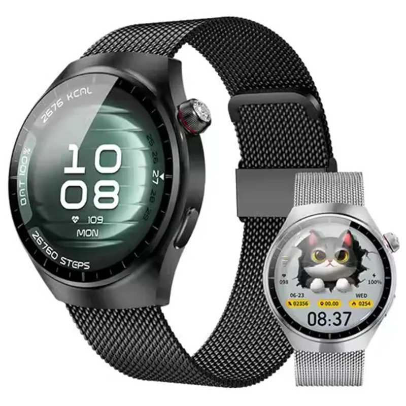 1.27 polegadas smartwatch para mulher sk7 mini amoled relógio bt chamada leitor de música ai voz para homem rastreador de fitness smartwatch