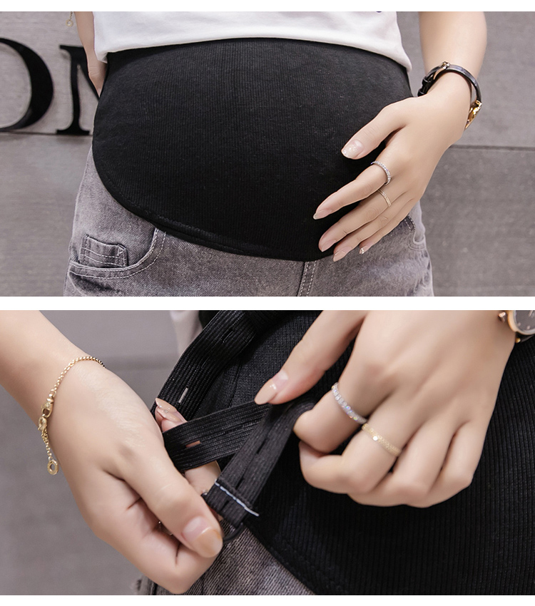 Pantalones cortos premamá para mujeres embarazadas, Vaqueros premamá con agujeros, para el cuidado del embarazo, de para el vientre