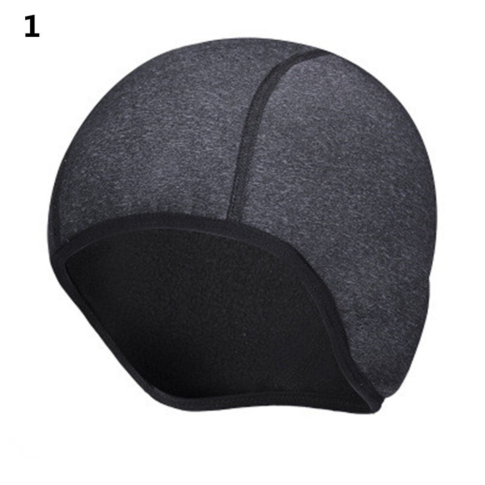 Berretto da ciclismo invernale antivento termico da corsa sci moto equitazione pesca cappello da alpinismo berretto sportivo da esterno berretto con teschio: 1