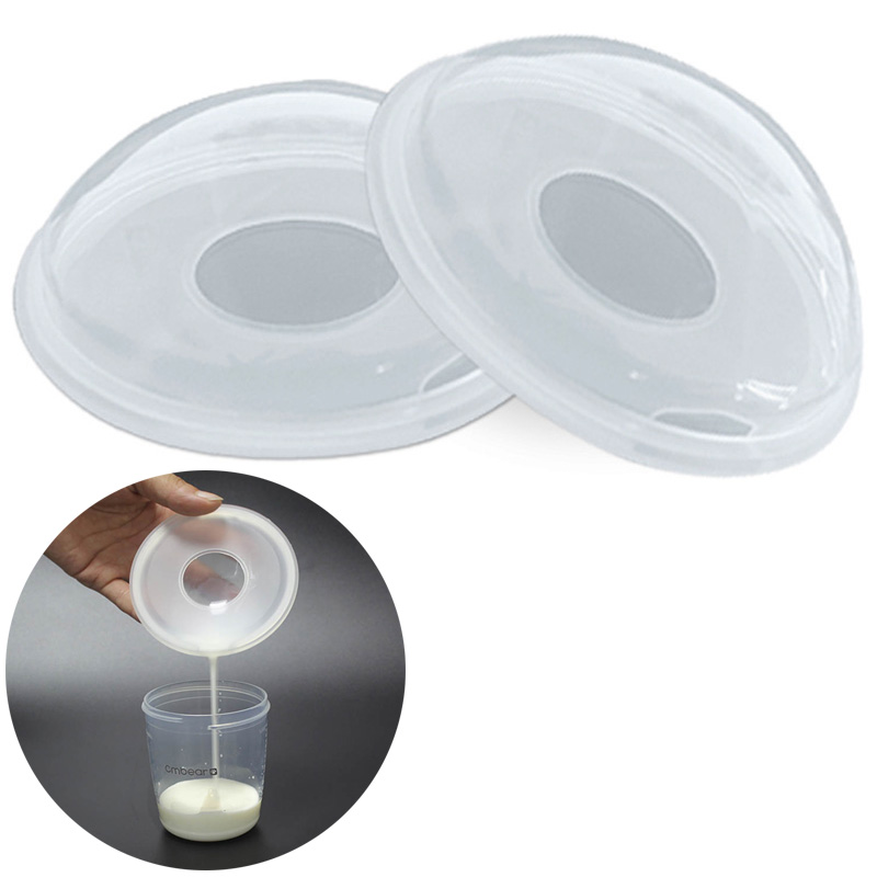 2 PCS Moedermelk Collection Shell Draagbare Borst Saver voor Reizen Dagelijks Werken Moeders YJS