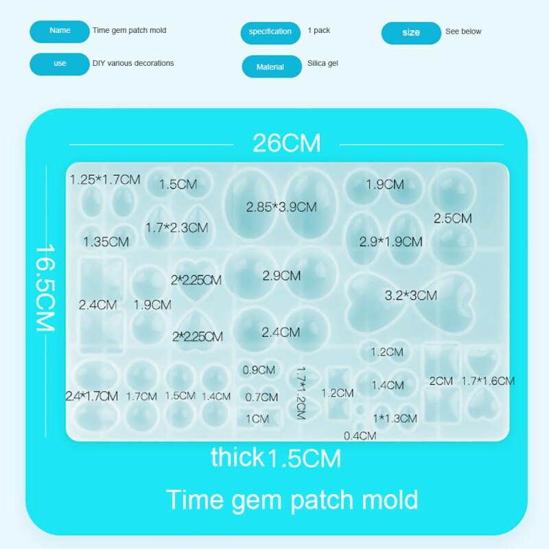 Epoxy Pendant Resin Mold Handmade Jewelry Crafts Making Mold Accessories Epoxy Resin Mould Pendant Resin Mould Easy To Clean