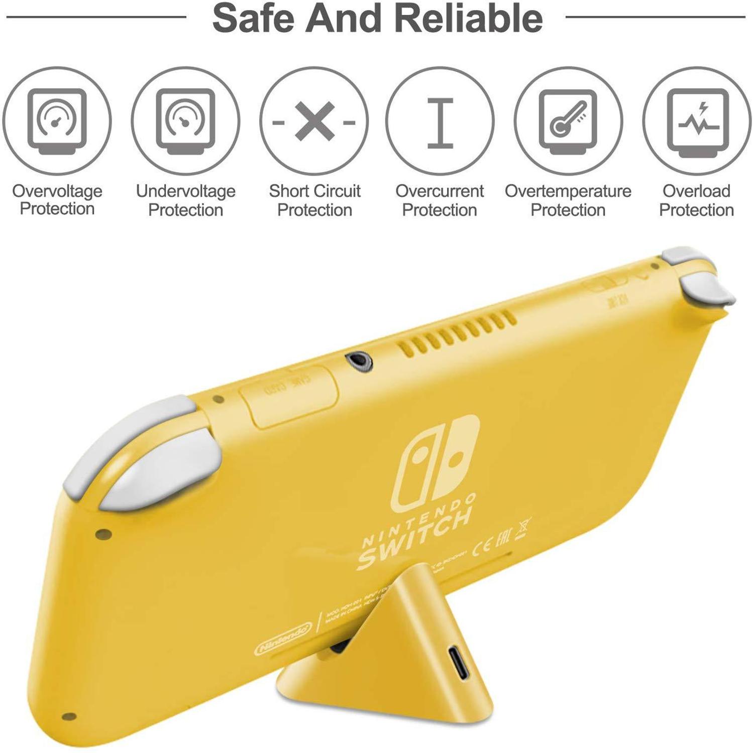 TNS-19062 Charging Station for Nintendo Switch Universal Charging Base For Switch Lite Console Charger Hold Stand