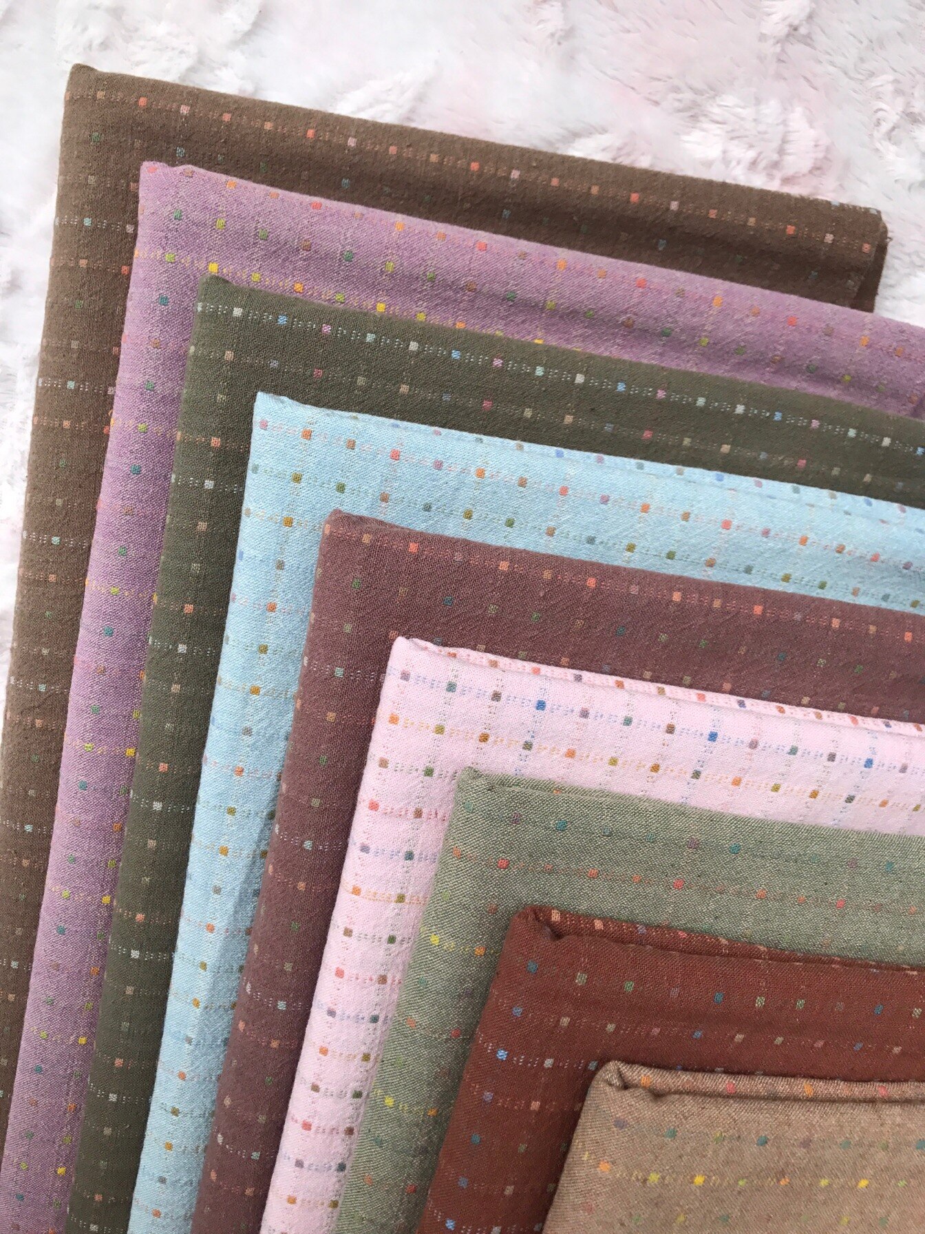 Japanilainen langalla värjätty kangas käsintehty itse tehty tilkkukangas 100%  puuvillainen peittokangaspaketti 50*70cm joulupukua