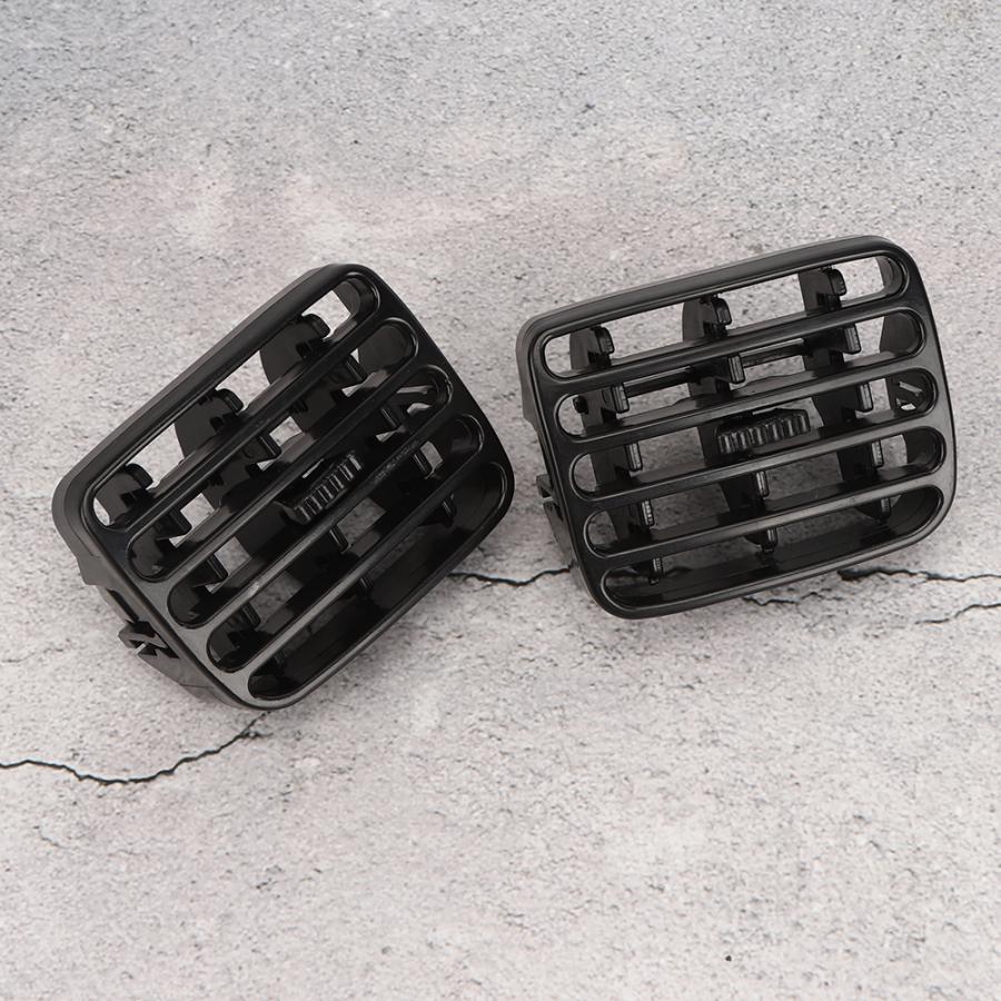 1 para kratka nawiewu powietrza rama deski rozdzielczej lewego prawego AC odpowietrznik grill pasuje robić RENAULT CLIO MK2 1998 1999 2000 2001-2006 ABS