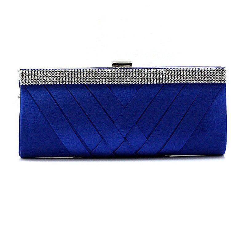 Vrouwen Dag Clutch Dames Portemonnee Keten Handtassen Vrouwen Avondtasje Paars Bruid Wedding Party Hand Tassen Koppelingen bolsas mujer XA187C: Blue