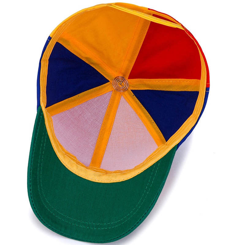 Drenge og piger hat børns baseball hatte sommer udendørs parasol kasket farverige sømme vindmølle sjove kasketter