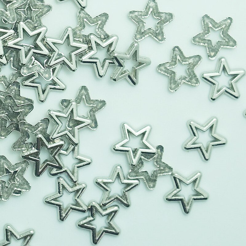 Decorative Metal Rivets -Fix Rivet Five-Point Star Bag Spike 13Mm Plating Studs For Clothing Garment Accessories SINUAN