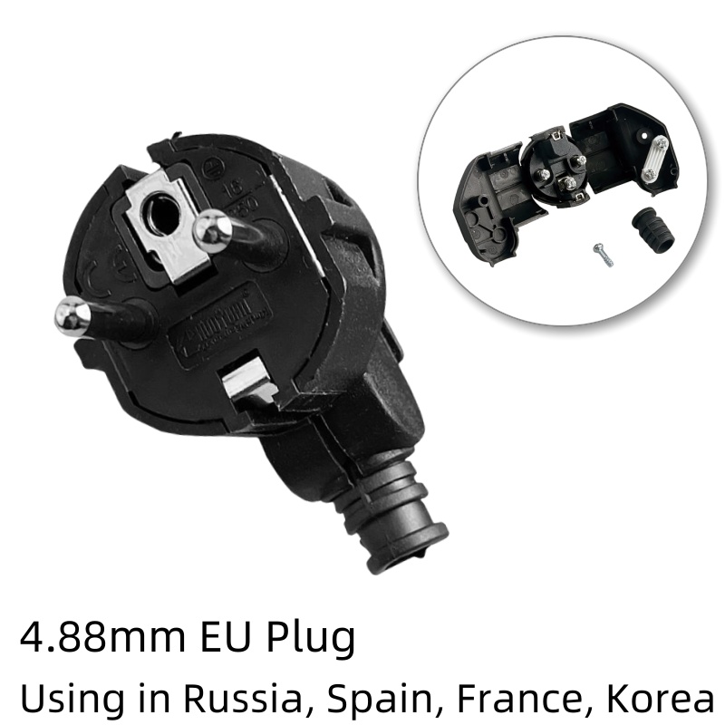 Adattatore per spina UK Prese di ricambio maschio Presa elettrica riscablabile Connettore adattatore per spina UK per cavo di prolunga di alimentazione: TIPO 17