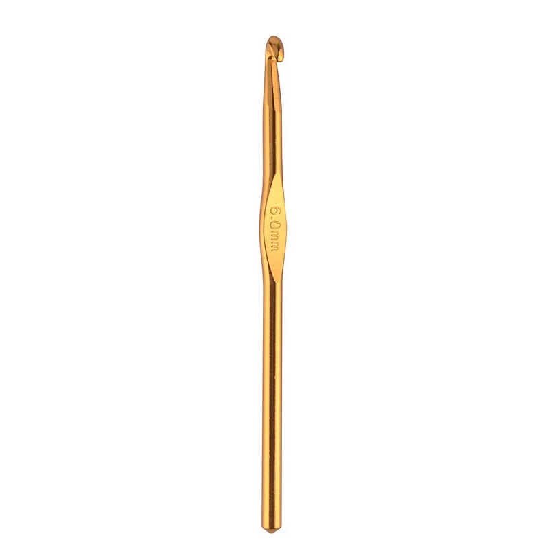 2-10Mm Aluminium Haak Breinaalden Naalden Voor Hand Ambachten Zak Trui Metalen Haak Weave Haak Naalden accessoires: 6mm Crochet hook