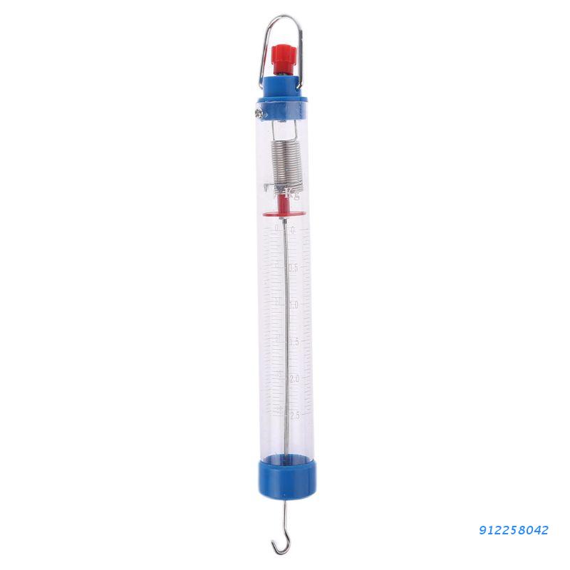25N/2500g Newton Meter Force Meter Spring Dynamometer Spring Dual-Scaled Balance for Physical Experiment: Default Title
