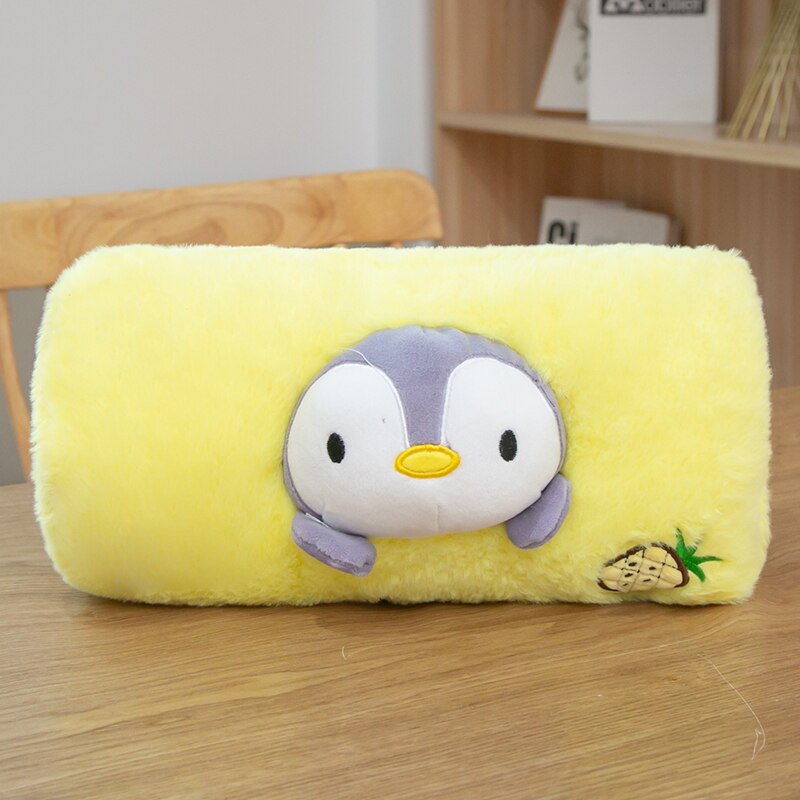Peluche chauffe-main Kawaii pour filles, jouets en peluche doux, animaux, oreiller, poupée Fruit de dessin animé, de saint valentin pour enfants