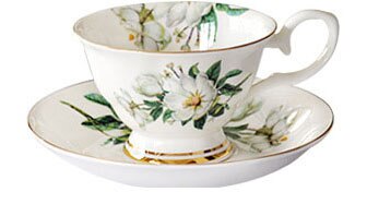 Klassieke High-End Bone China Koffie Cup Cup Europese Stijl Bone China Cup Set: A