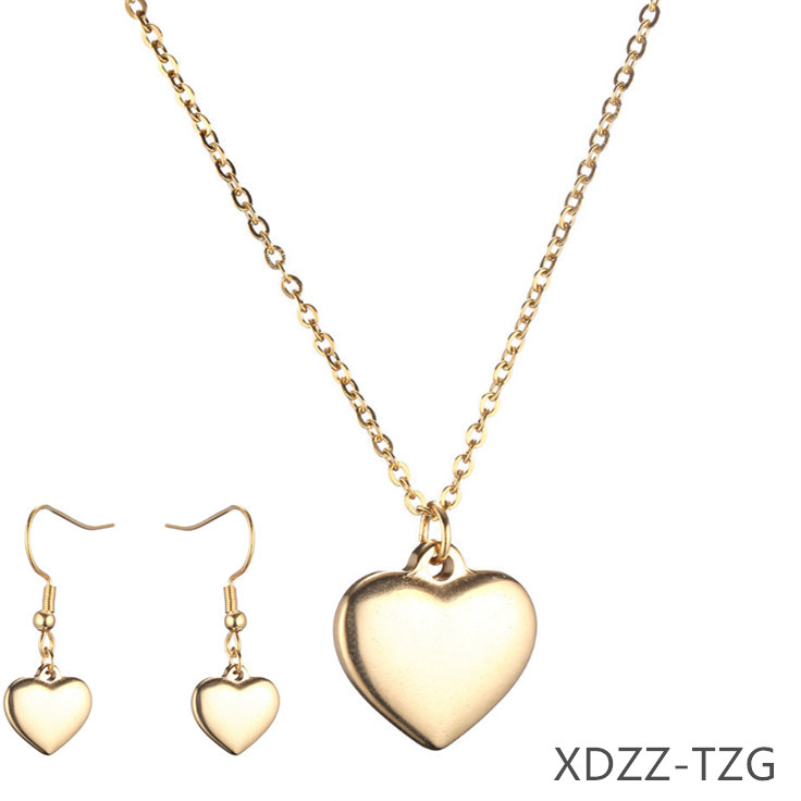 Liebe Herz Honig schmuck schmuck set, -schmuck-set Ohrring Halskette Anhänger Schönheit Frauen XDZZ-EDG: XDZZ-TZG