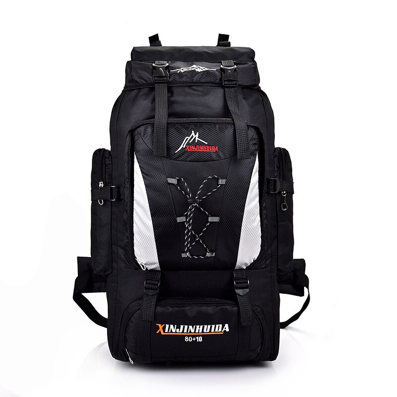 Nayubo 80l Wandelen Rugzak Camping Travel Daypack waterdichte verstelbare Extra grote rugzak Klimmen Trekking Outdoor Sport Tas Molle Rugzak Voor Mannen Vrouwen (Zwart