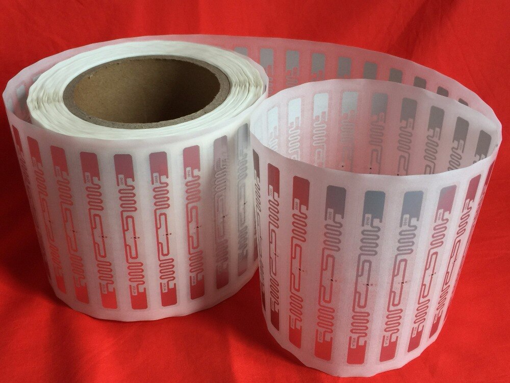 Long range UHF RFID stickers Impinj E51 passive cards 100pcs/Lot