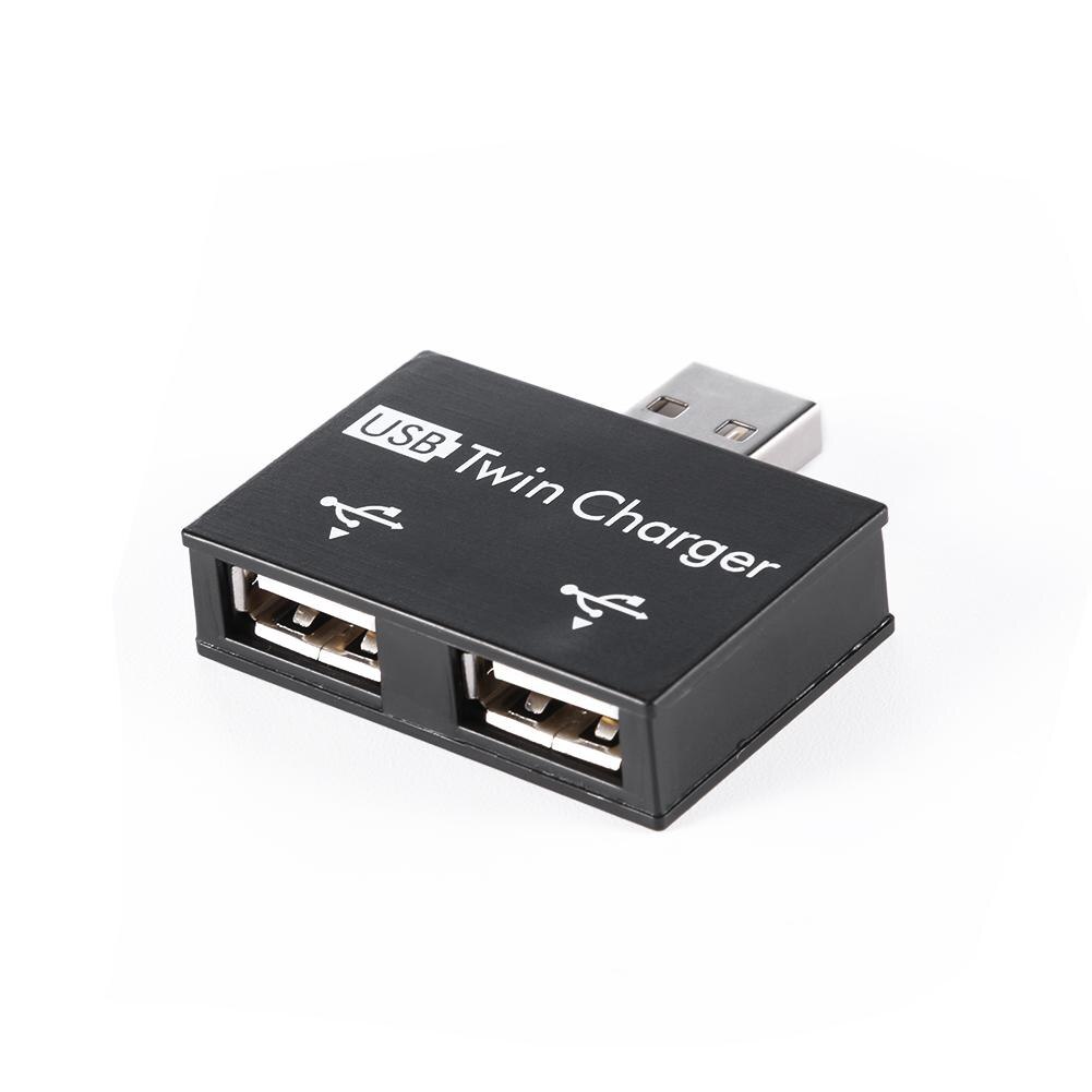 USB2.0 Male to Twin Charger Dual 2 Port USB Splitter Hub Adapter Converter USB 2.0 Male to Twin Female Charger Adapter: Default Title