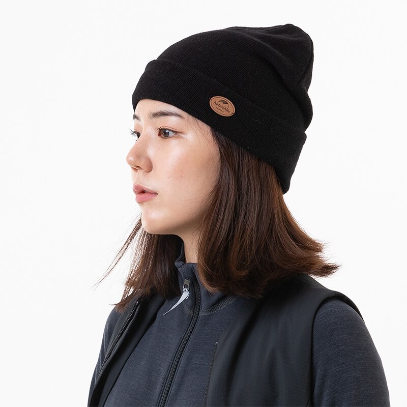 Naturehike-gorro cálido de lana para exteriores, gorro grueso de protección contra el frío, para invierno, montañismo y senderismo, NH19FS029